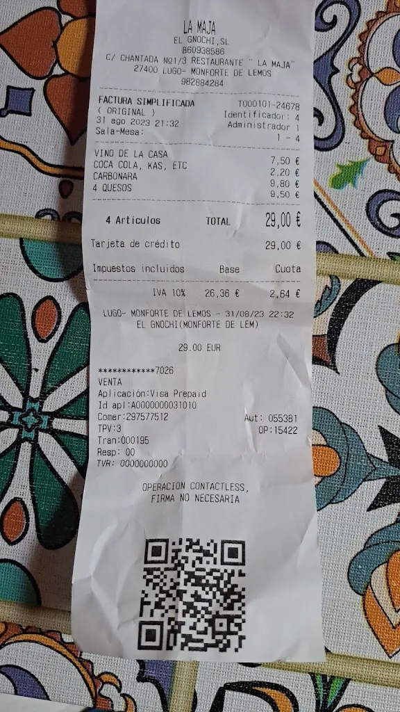 alejandro fernandez_La Maja_Monforte de Lemos_review