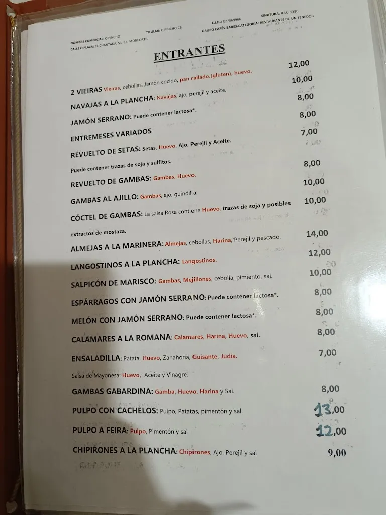 Patricia N_Restaurante Pincho_Monforte de Lemos_review