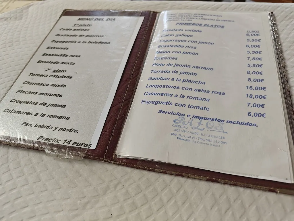 Menu_Restaurante Pazos_Pedrafita do Cebreiro_image_1