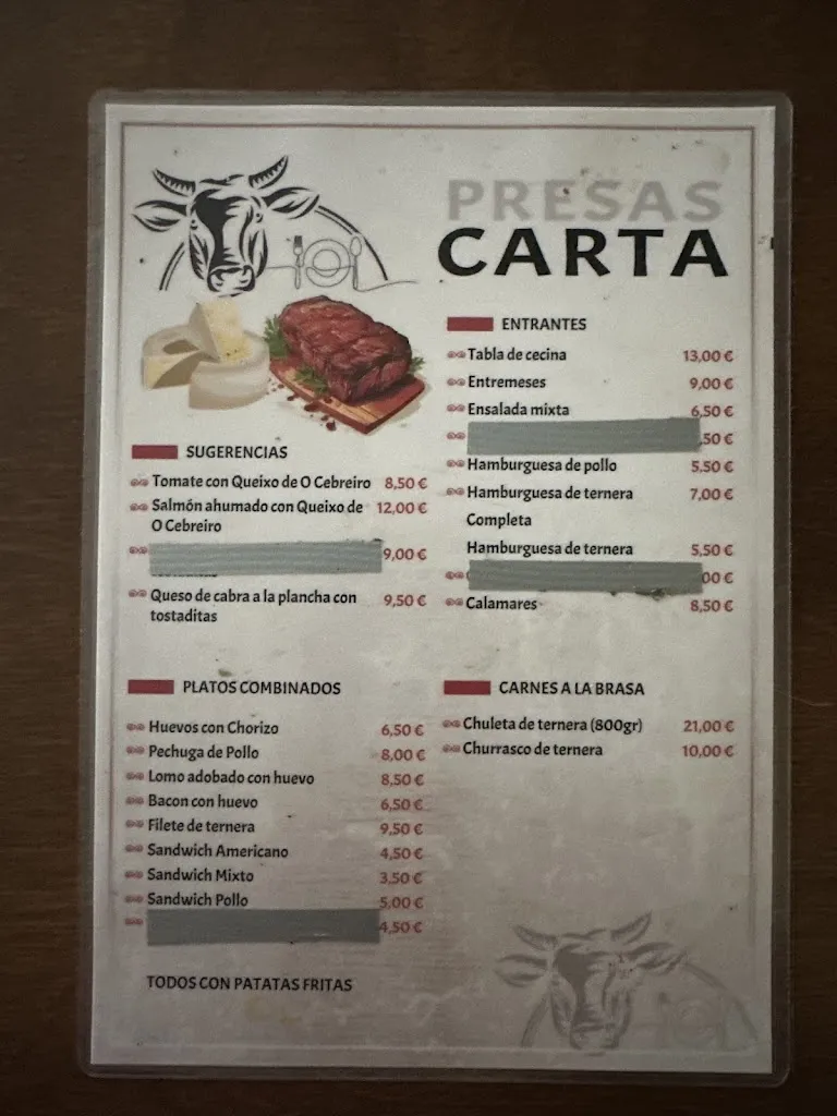 Menu_Restaurante Presas_Pedrafita do Cebreiro_image_1