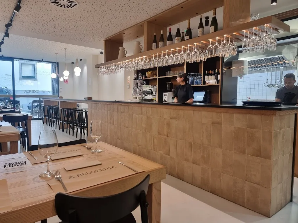 A Reloxería restaurant in Palas de Rei