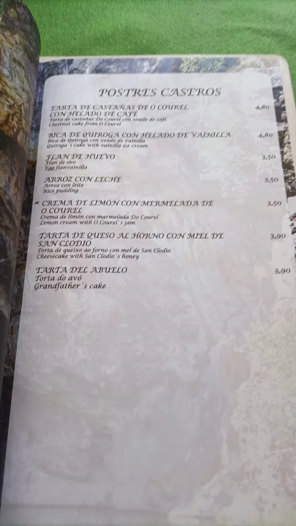 Menu_Restaurante Praia Fluvial San Clodio_Ribas de Sil_image_4