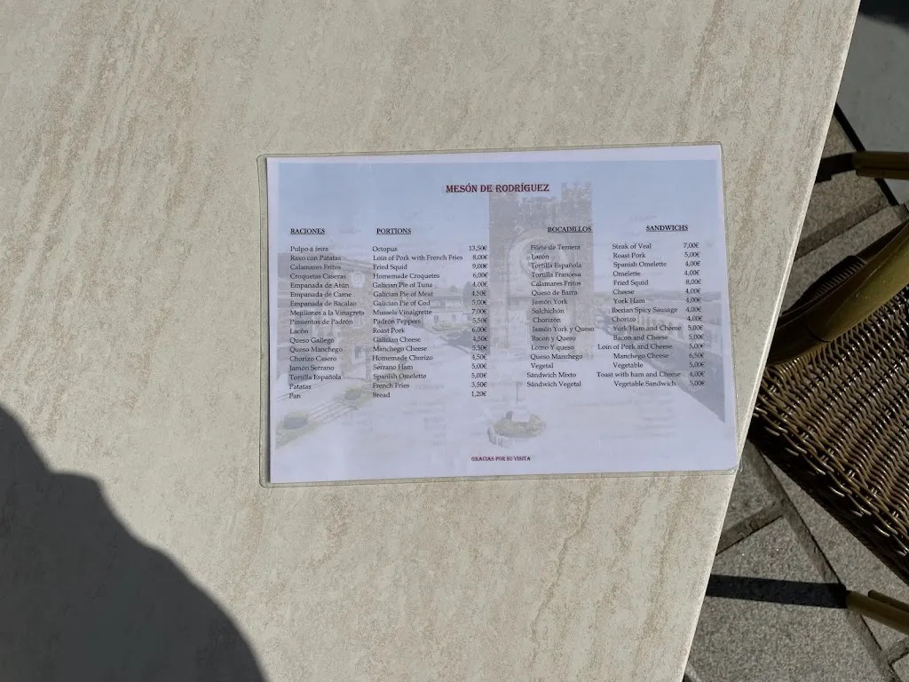 Menu_Meson Rodriguez_Portomarín_image_4