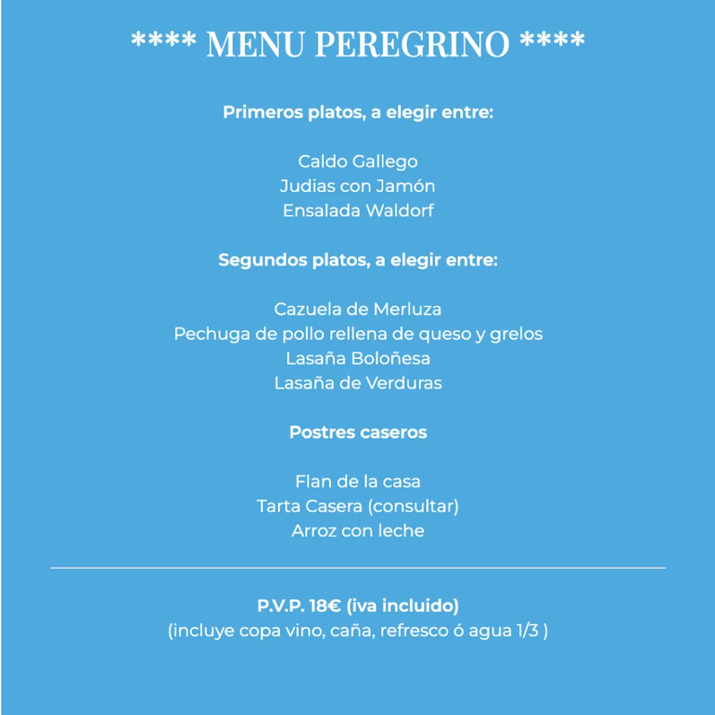 Menu_Restaurante @ Pousada de Portomarín_Portomarín_image_1