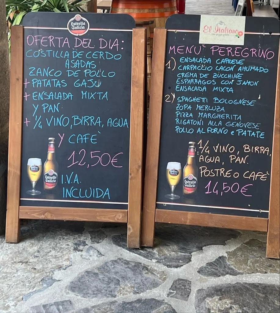 Menu_Osteria El Italiano_Portomarín_image_1