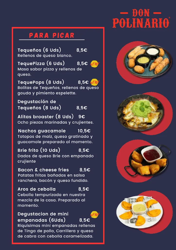 Menu_Bar restaurante Don Polinario_Alameda del Valle_image_1