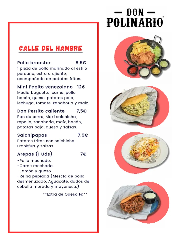 Menu_Bar restaurante Don Polinario_Alameda del Valle_image_4
