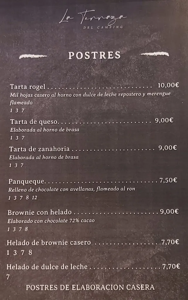 Menu_La Terraza del camping_Alameda del Valle_image_4