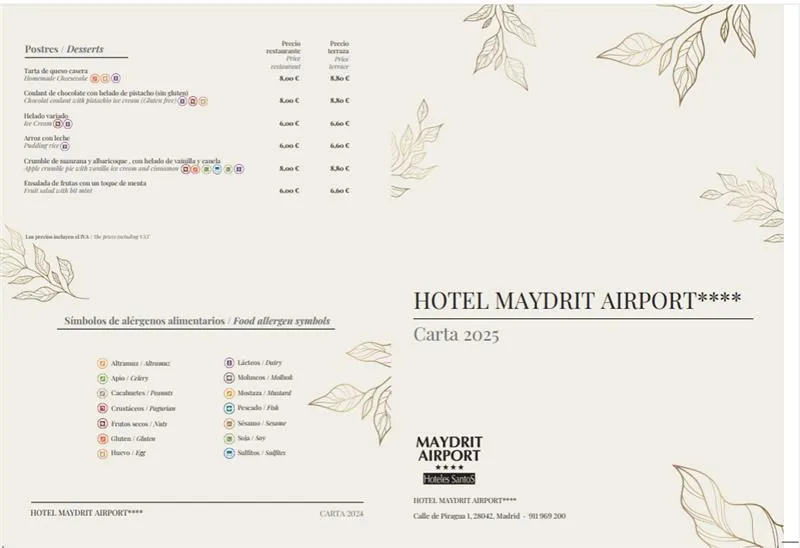 Menu_Restaurante Alameda @ Hotel Maydrit_Alameda del Valle_image_2