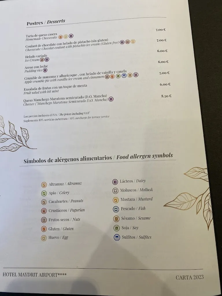 Menu_Restaurante Alameda @ Hotel Maydrit_Alameda del Valle_image_3