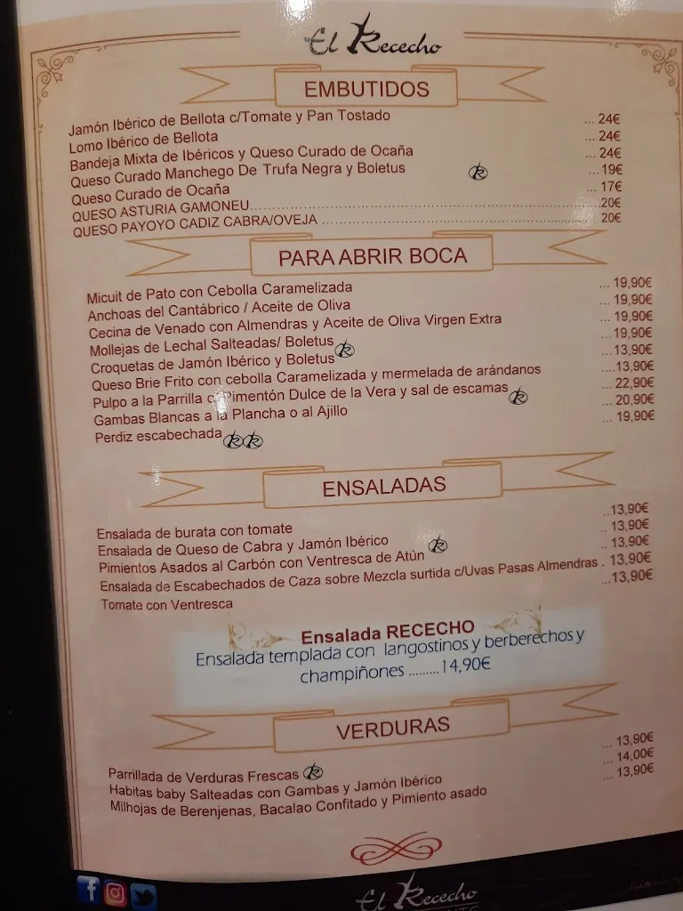 Menu_Restaurante El Rececho_Alcorcón_image_3