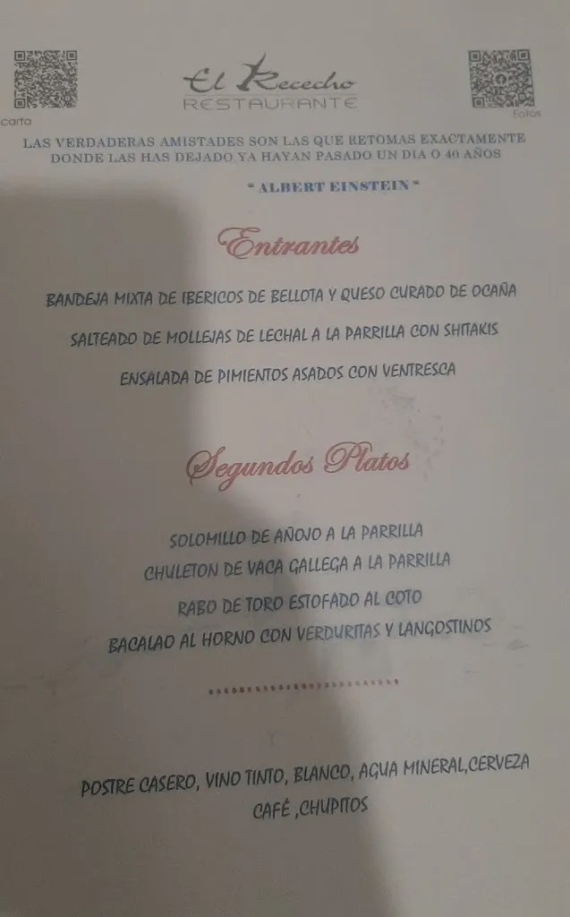 Menu_Restaurante El Rececho_Alcorcón_image_4