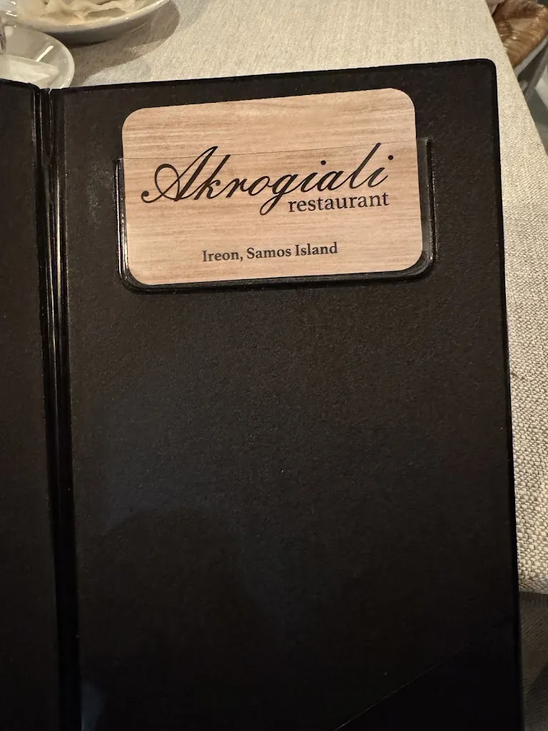 ebru onder_Akrogiali Restaurant_Samos_review