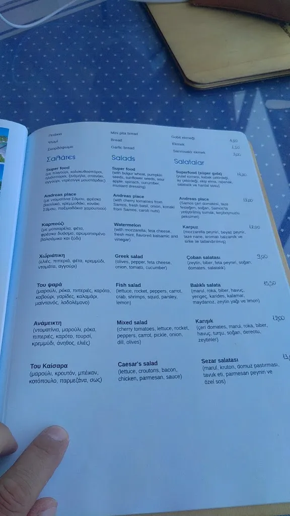 Menu_Andreas Place_Samos_image_1