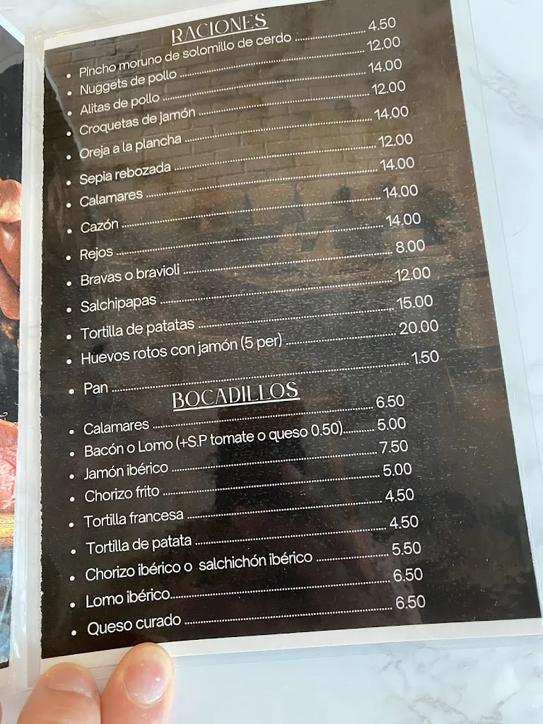 Menu_Bar Restaurante Sofia_Aldea del Fresno_image_3