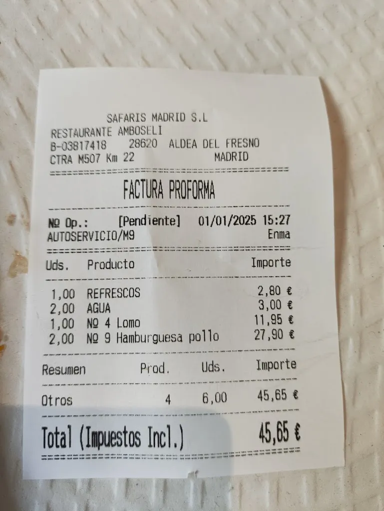 Santiago Agustín_Restaurante Amboseli_Aldea del Fresno_review