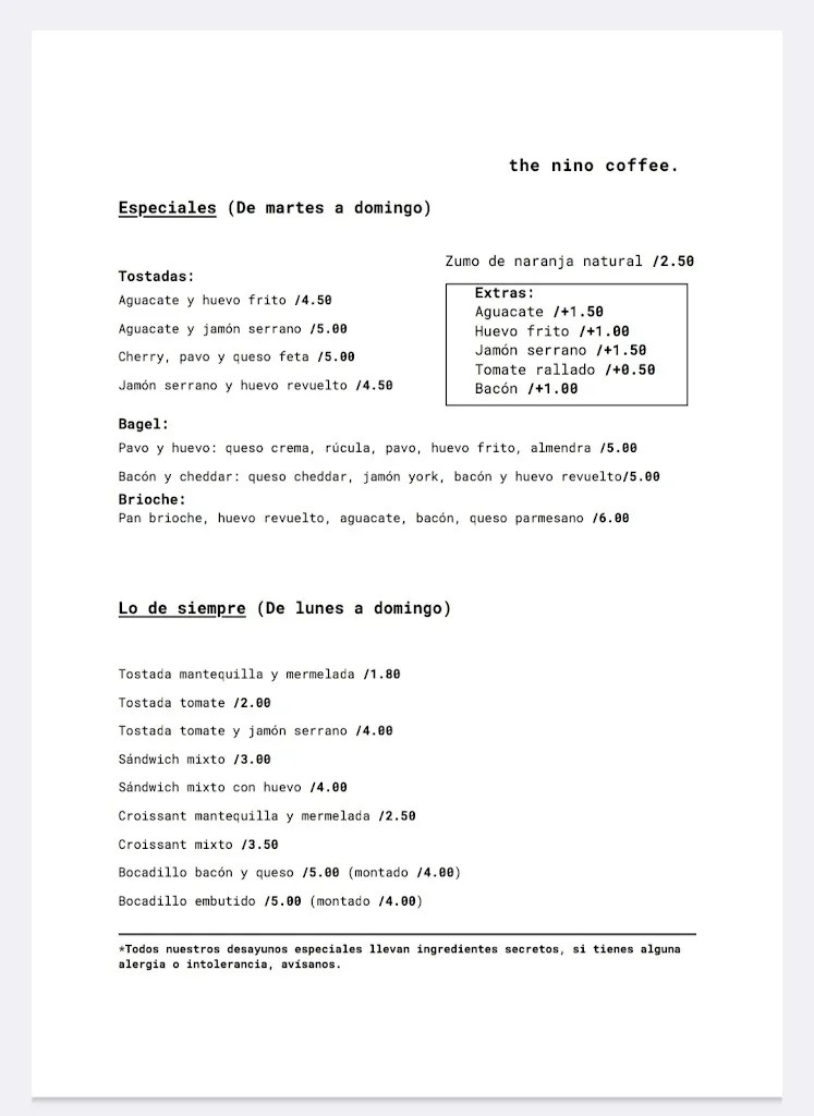 Menu_BAR CAFETERÍA NINO_Anchuelo_image_1