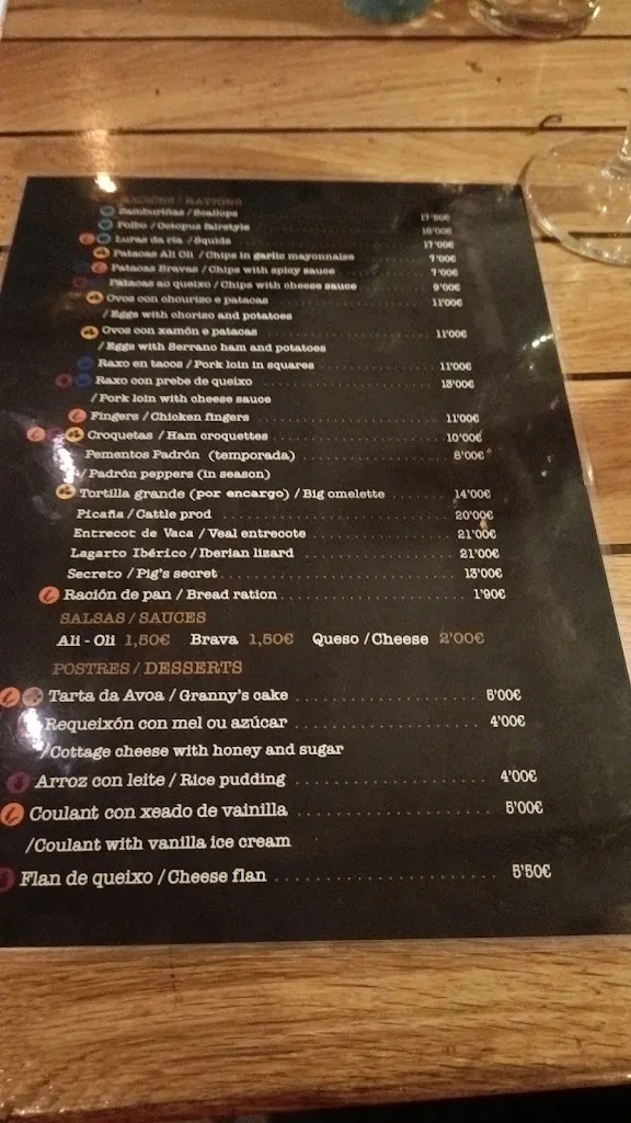 Menu_Cornelius Tavern_Viveiro_image_4