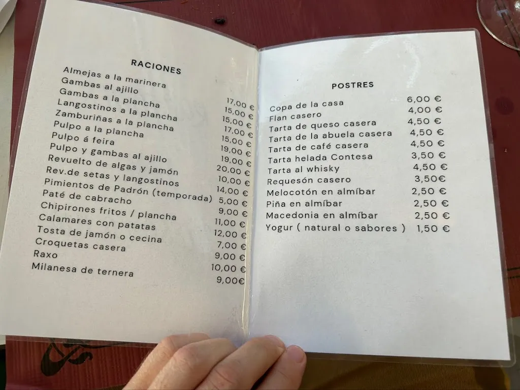 Menu_The Estuary Meson Restaurant_Viveiro_image_4