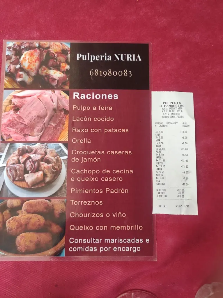 Menu_Pulpería O Panadeiro_Viveiro_image_3