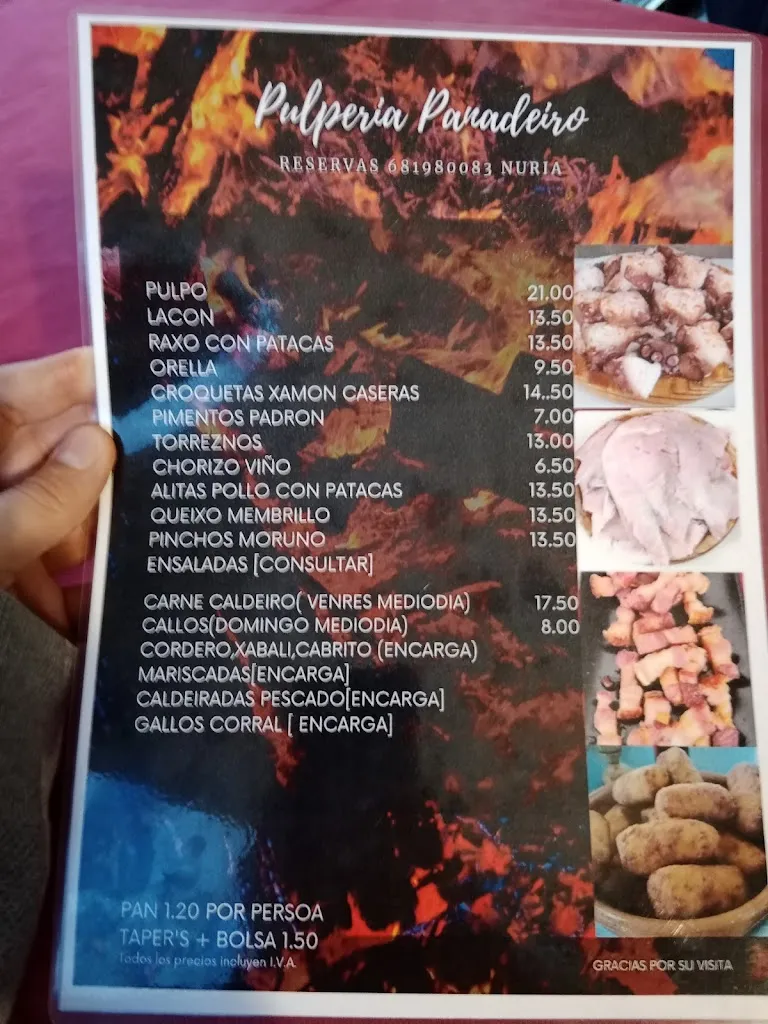 Menu_Pulpería O Panadeiro_Viveiro_image_4