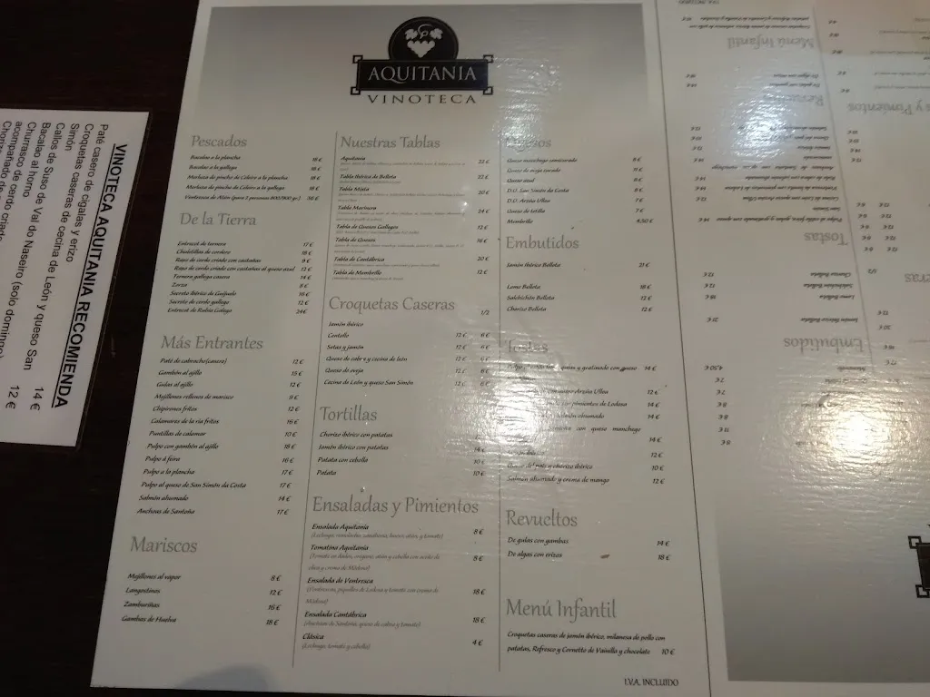 Menu_Mesón El Asturiano_Viveiro_immagine_4