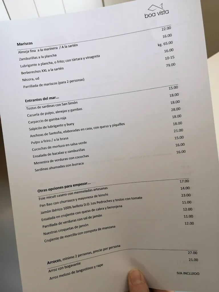 Menu_Restaurante Boa Vista_Viveiro_image_1