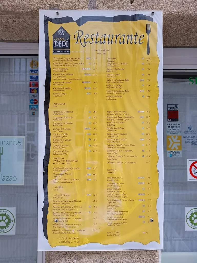Menu_Restaurante Casa Pepi_Viveiro_image_4