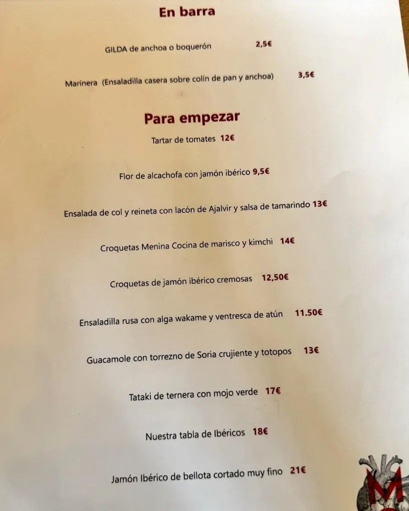 Menu_MENINA COCINA. Restaurante cerca. Ajalvir_Ajalvir_image_3