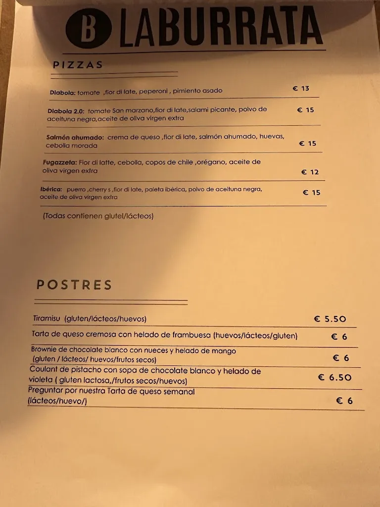 Menu_La Burrata_Boiro_image_1