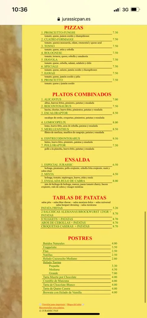 Menu_Restaurante Jurassic Pan_Ajalvir_image_3