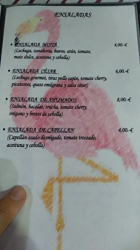 Menu_Restaurante Flamingo_Monóvar/Monòver_image_1
