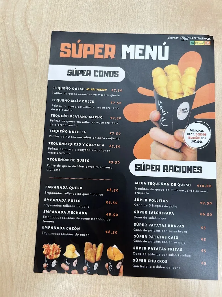 Menu_SÚPER TEQUEÑO PARQUE CORREDOR_Ajalvir_image_4