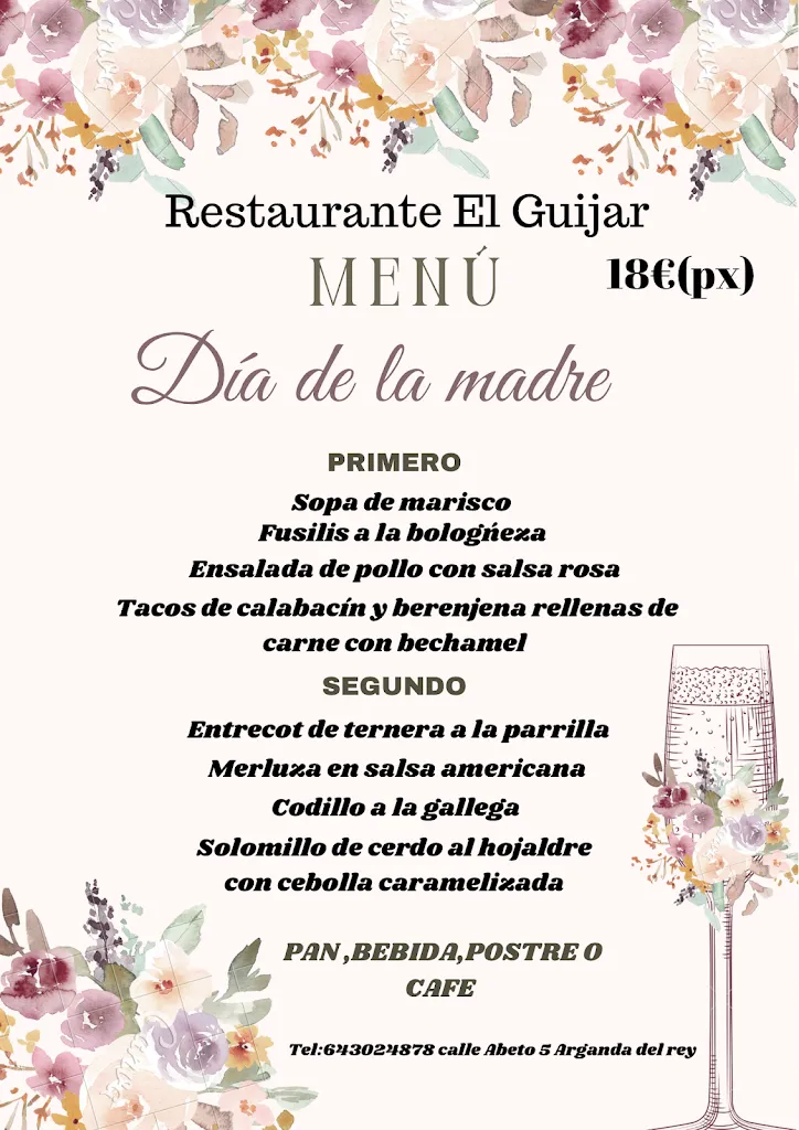 Menu_El Guijar_Arganda del Rey_image_1