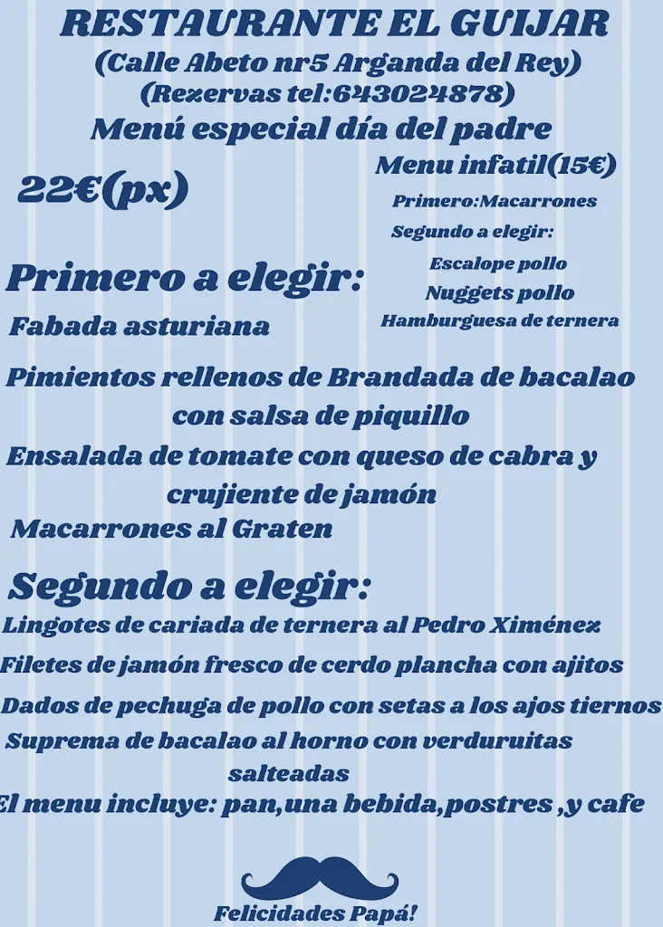 Menu_El Guijar_Arganda del Rey_image_2