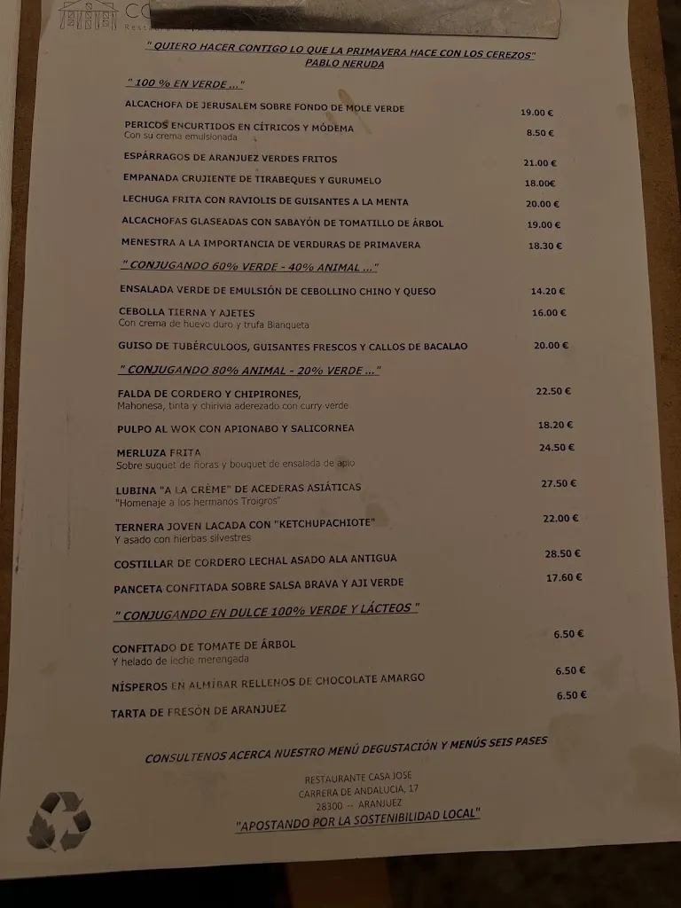 Menu_Casa José_Aranjuez_image_4