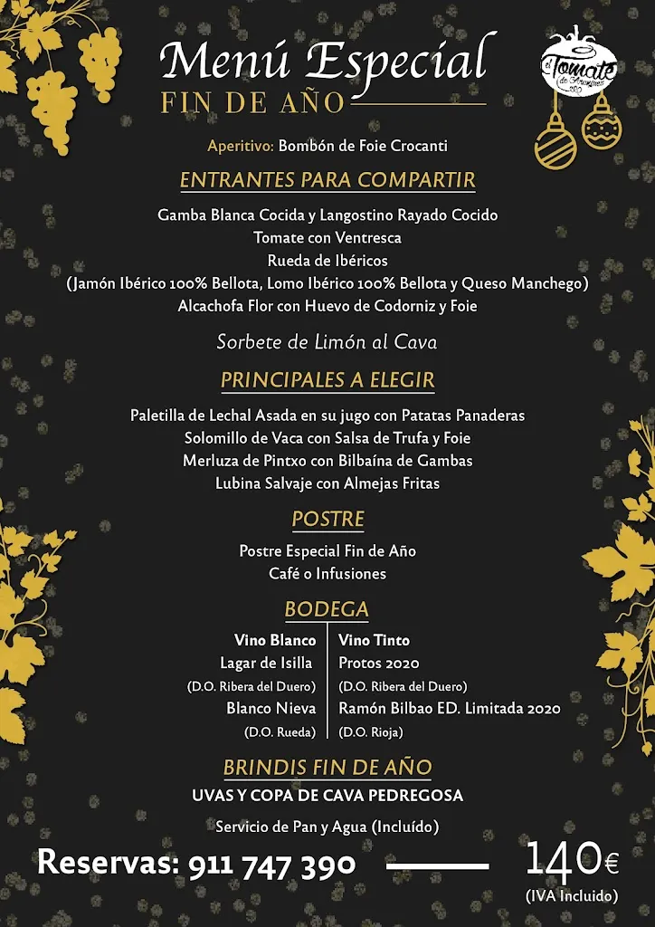 Menu_Restaurante El Tomate De Aranjuez_Aranjuez_image_1