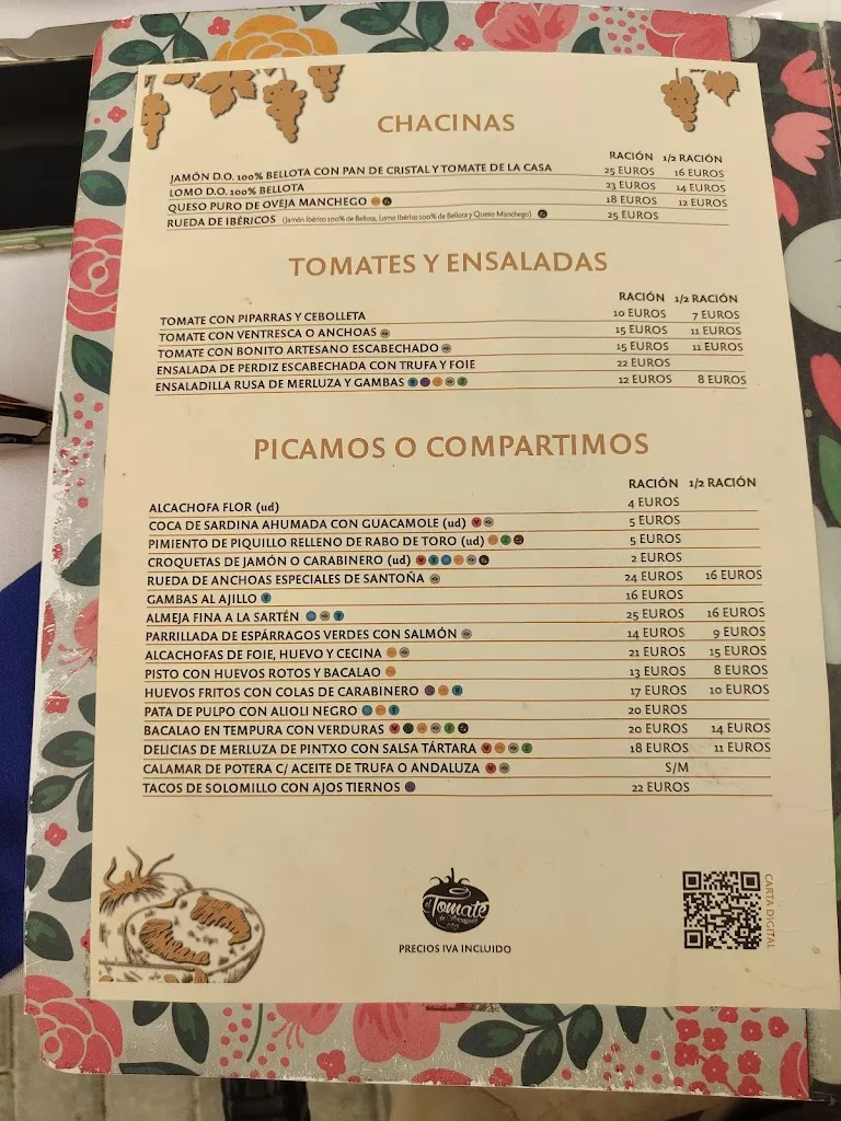 Menu_Restaurante El Tomate De Aranjuez_Aranjuez_image_4