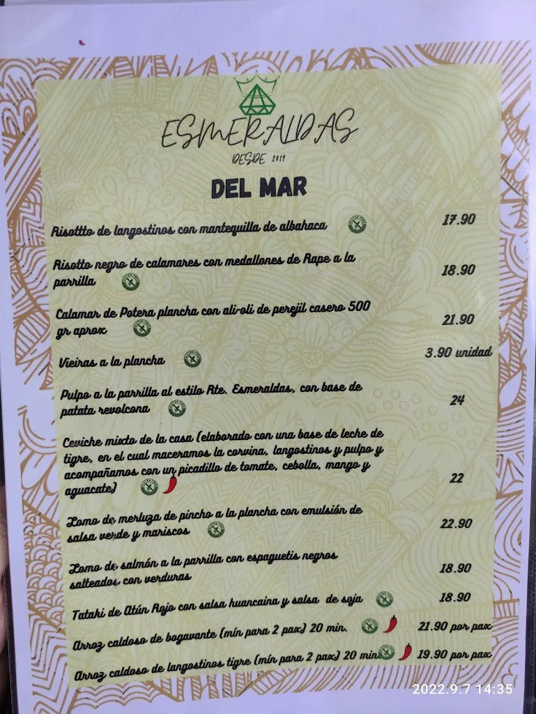 Menu_Restaurante Esmeraldas_Aranjuez_image_2