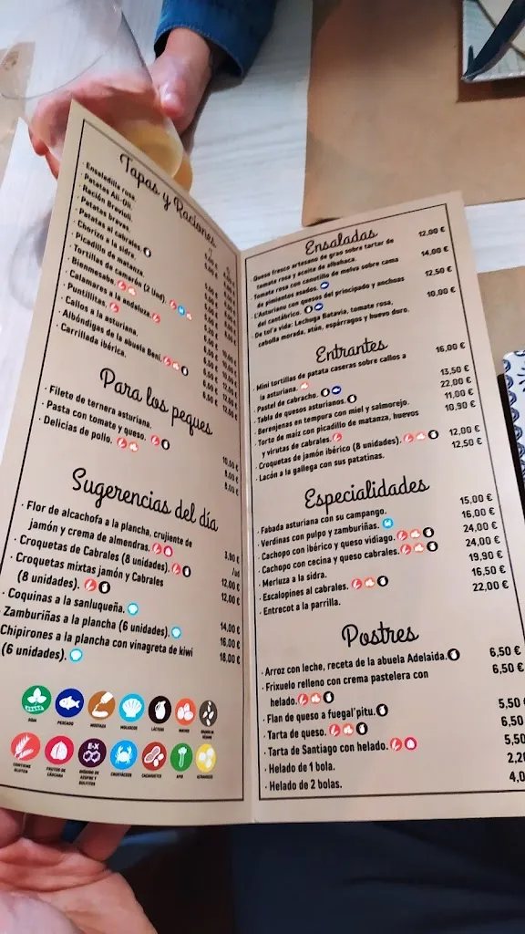 Menu_Restaurante Sidrería L'Asturianu_Algete_immagine_4