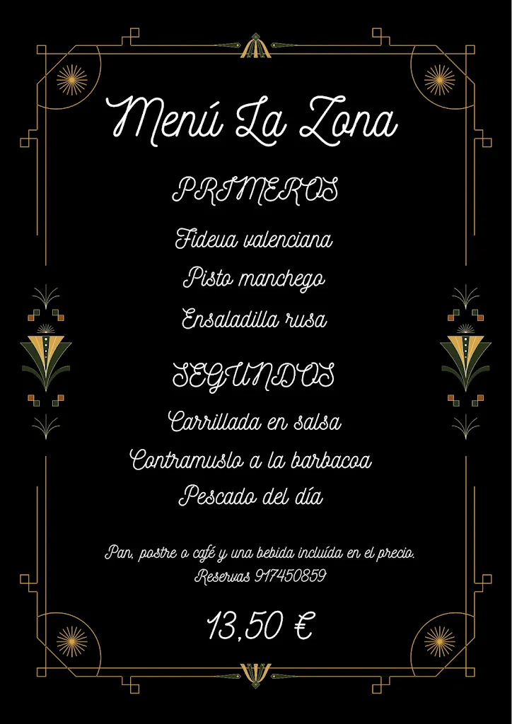 Menu_La Zona Bar_Algete_image_2