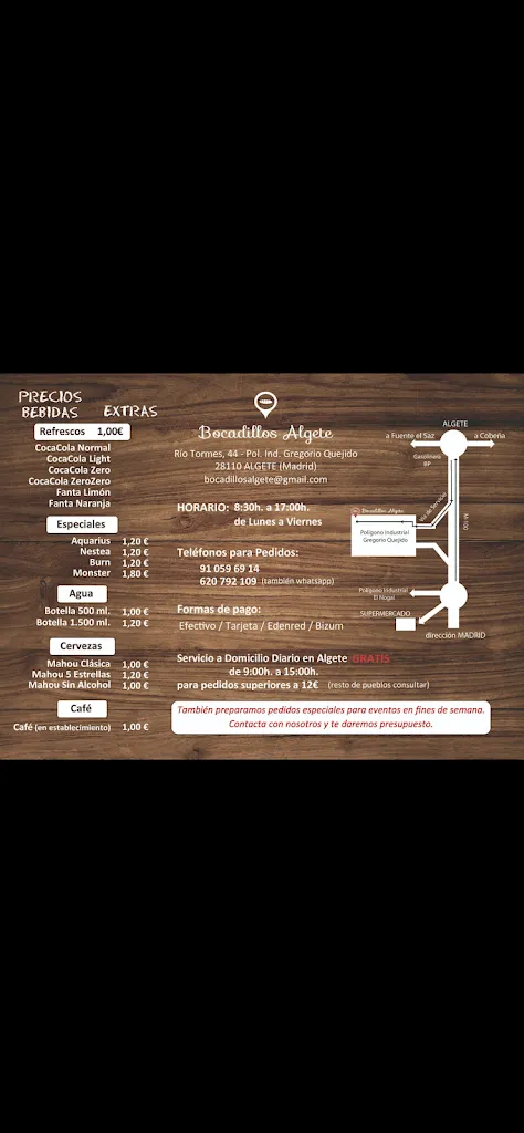 Menu_Bocadillo Algete_Algete_image_3