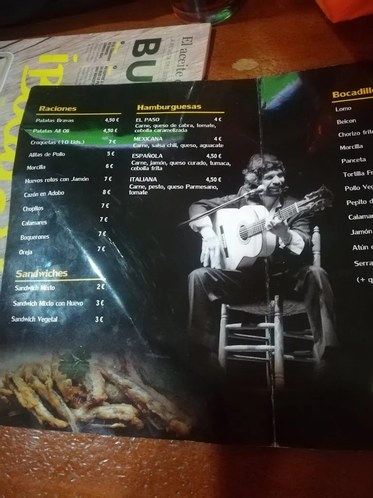 Menu_Bar El Paso_Algete_image_1