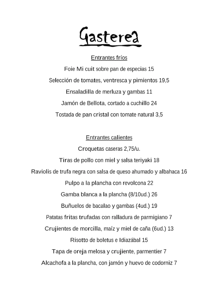 Menu_Gasterea Finca Restaurante_Boadilla del Monte_image_2