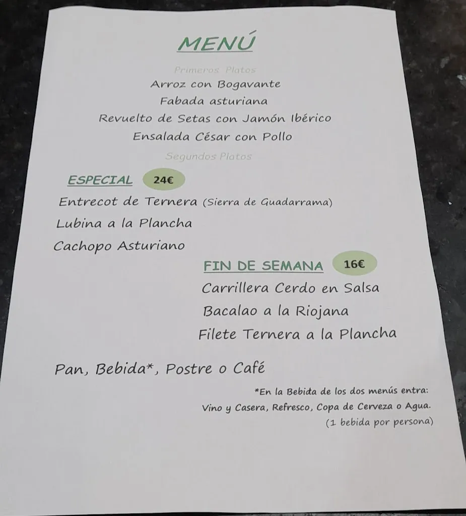 Menu_Restaurante El Cortijo_Brunete_immagine_1