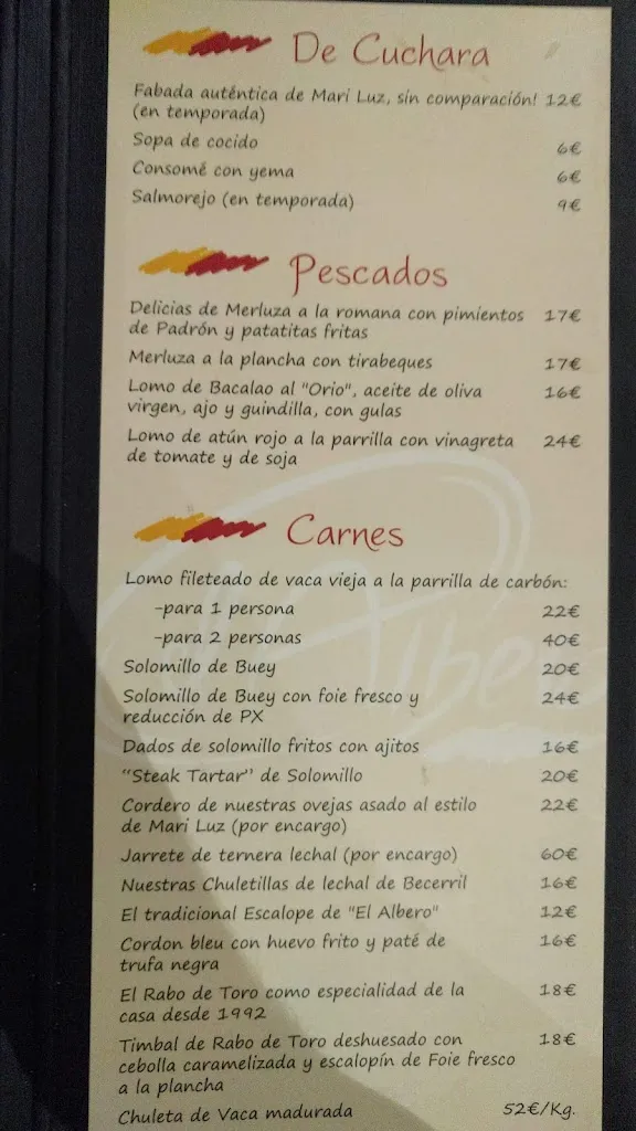 Menu_Restaurante El Albero, S.L._Becerril de la Sierra_image_3