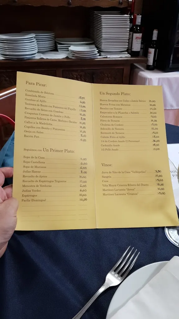 Menu_Restaurante Las Cadenas_Becerril de la Sierra_image_1