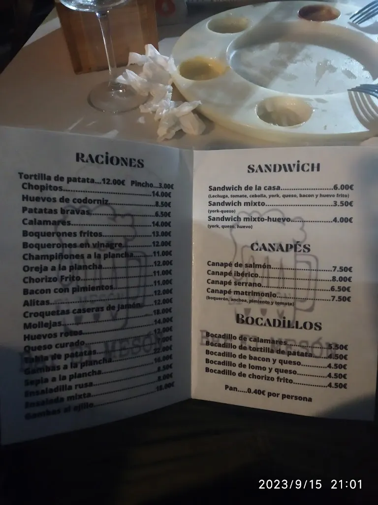 Menu_El Meson_Becerril de la Sierra_image_1