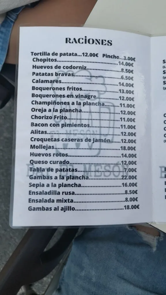 Menu_El Meson_Becerril de la Sierra_image_2