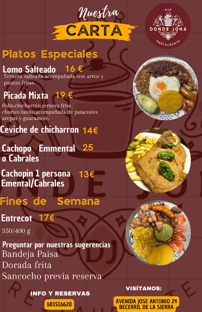 Menu_Donde Joha_Becerril de la Sierra_image_1